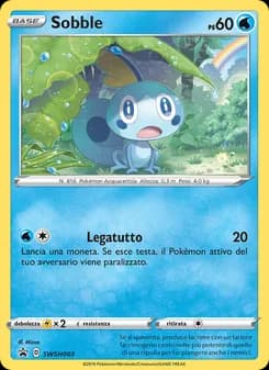 Sobble card in Italian