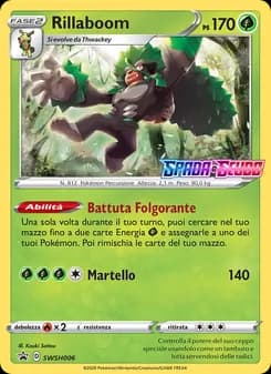 Rillaboom card in Italian