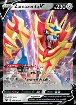 Zamazenta V card in Italian