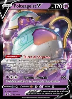 Polteageist V card in Italian