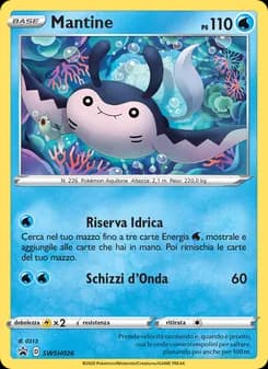 Mantine card in Italian