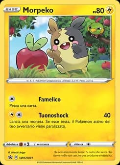 Morpeko card in Italian