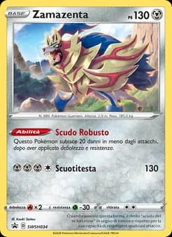 Zamazenta card in Italian
