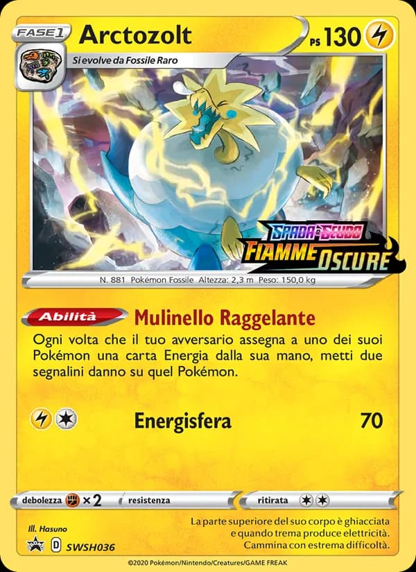 Arctozolt card in Italian