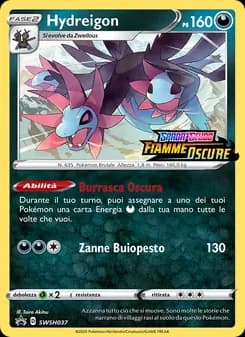 Hydreigon card in Italian
