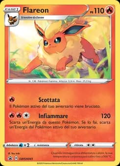 Flareon card in Italian