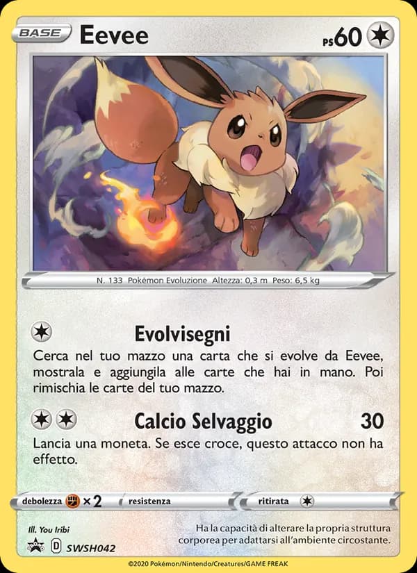Eevee card in Italian
