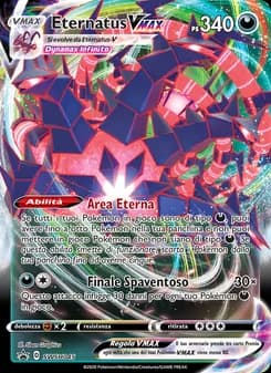 Eternatus VMAX card in Italian