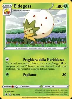Eldegoss card in Italian