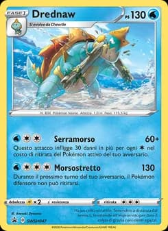 Drednaw card in Italian