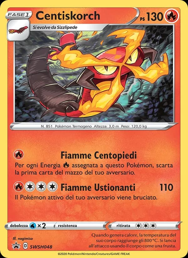 Centiskorch card in Italian