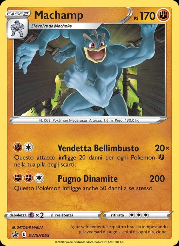 Machamp card in Italian