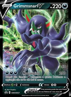 Grimmsnarl V card in Italian