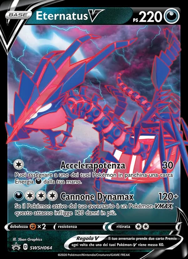 Eternatus V card in Italian