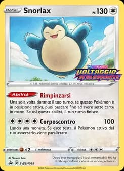 Snorlax card in Italian
