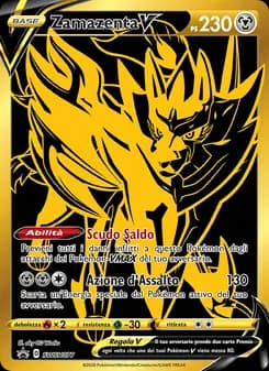 Zamazenta V card in Italian