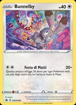 Bunnelby card in Italian