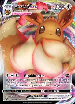 Eevee VMAX card in Italian