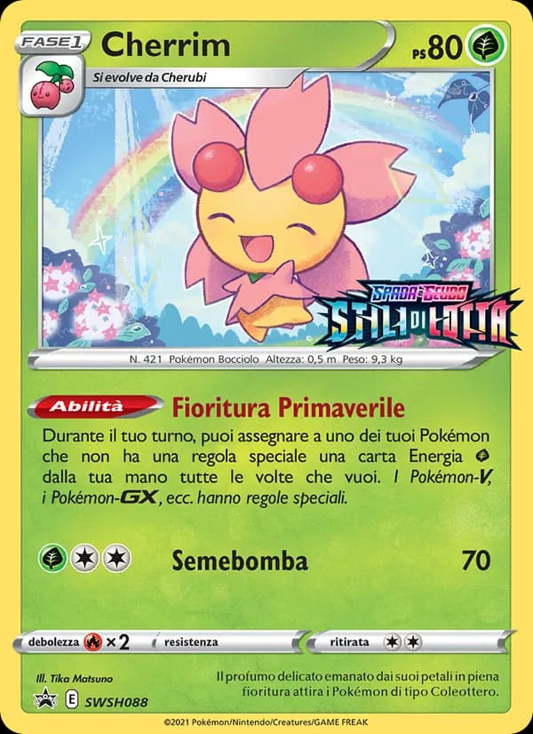 Cherrim card in Italian