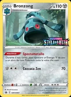 Bronzong card in Italian
