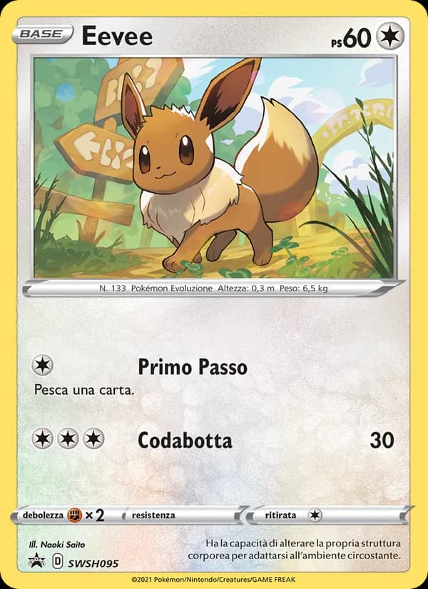 Eevee card in Italian
