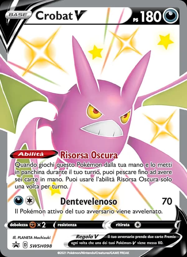 Crobat V card in Italian