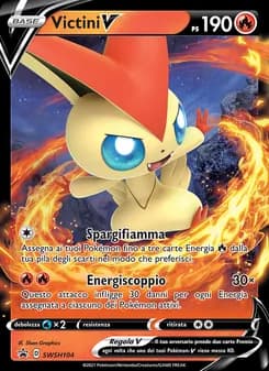 Victini V card in Italian