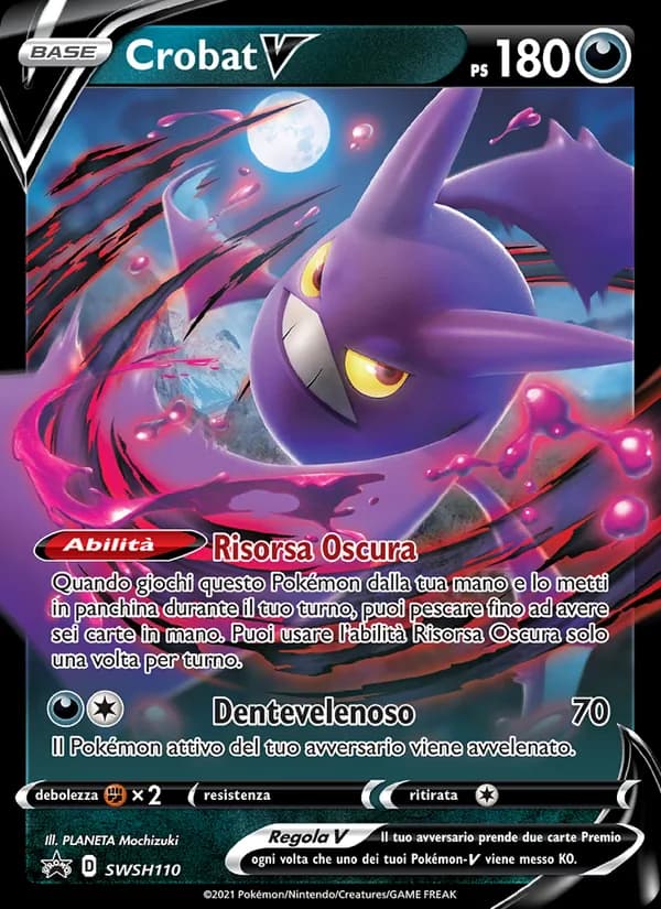 Crobat V card in Italian