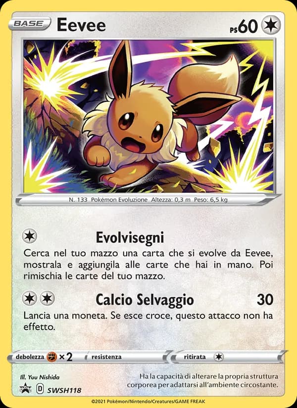 Eevee card in Italian