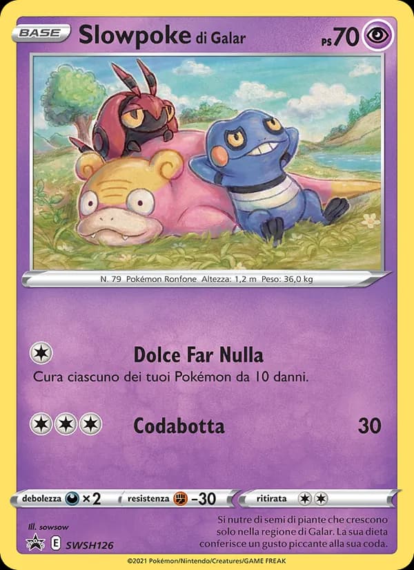 Slowpoke di Galar card in Italian