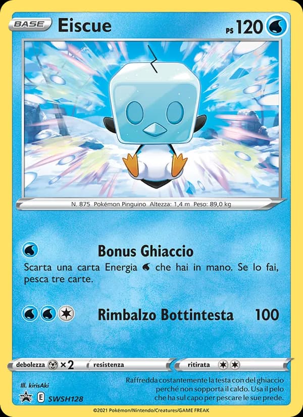 Eiscue card in Italian