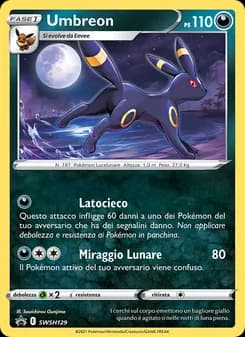 Umbreon card in Italian