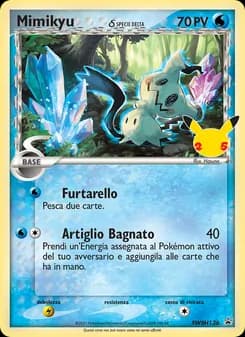 Mimikyu card in Italian