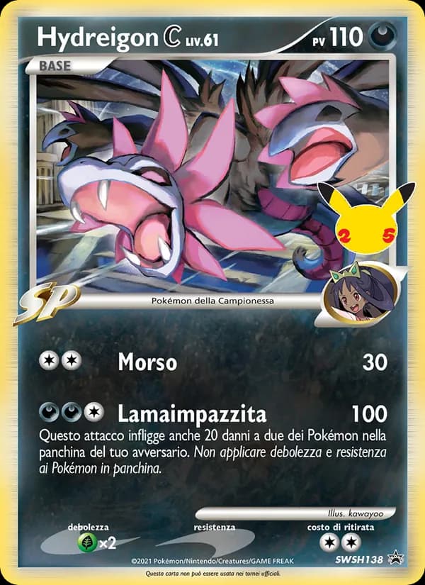 Hydreigon C card in Italian