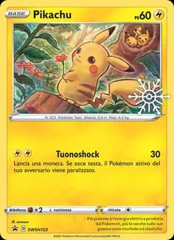 Pikachu card in Italian
