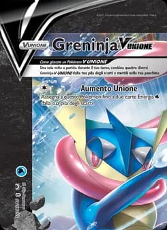 Greninja V UNIONE card in Italian
