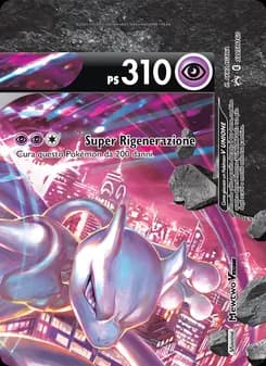 Mewtwo V UNIONE card in Italian