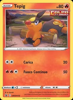 Tepig card in Italian