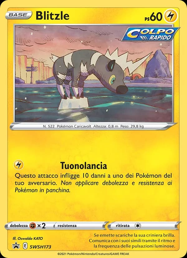 Blitzle card in Italian