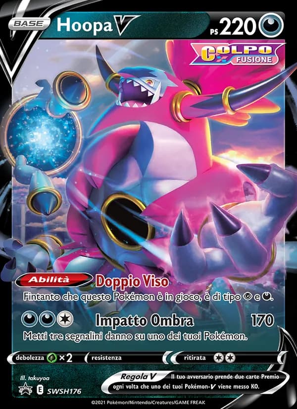 Hoopa V card in Italian
