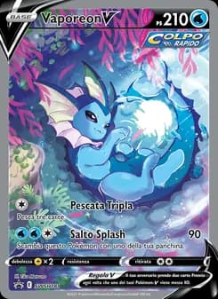 Vaporeon V card in Italian