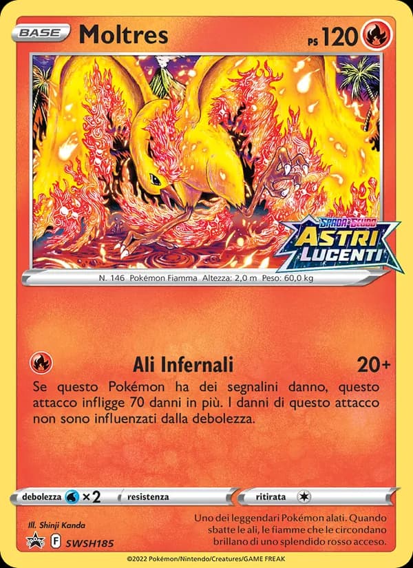 Moltres card in Italian