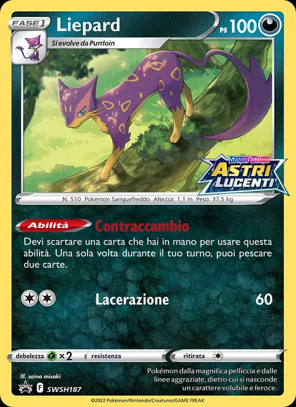 Liepard card in Italian