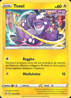 Toxel card in Italian