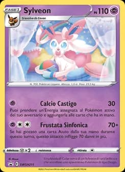 Sylveon card in Italian