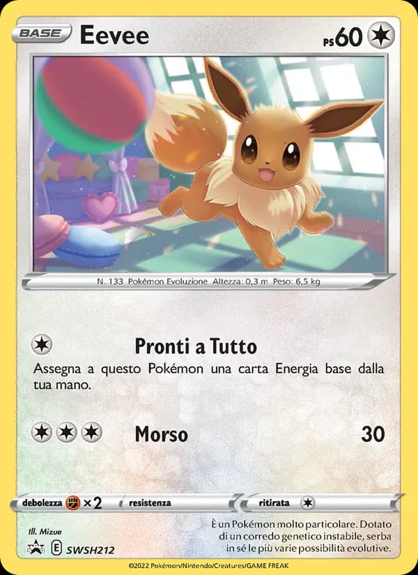 Eevee card in Italian