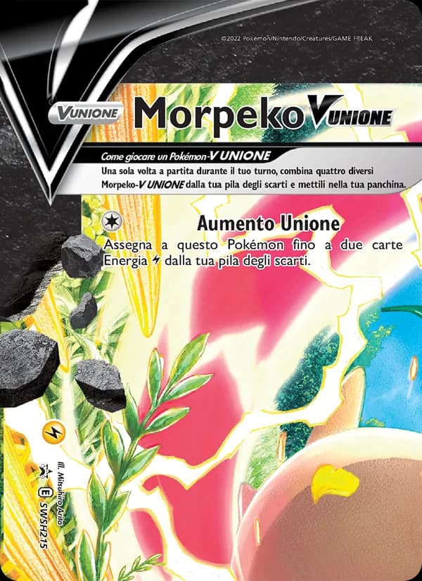 Morpeko V UNIONE card in Italian