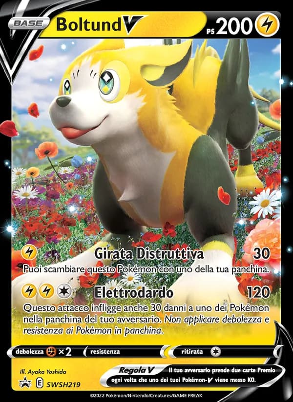 Boltund V card in Italian