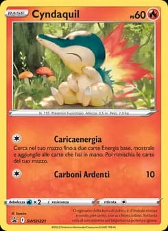 Cyndaquil card in Italian