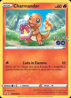 Charmander card in Italian